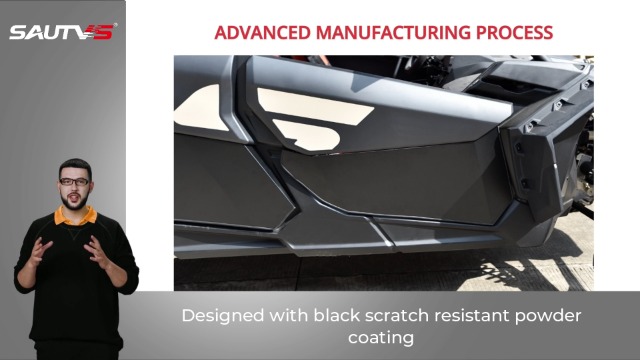 Amazon.com: SAUTVS Aluminum Lower Door Panels for Can Am Maverick