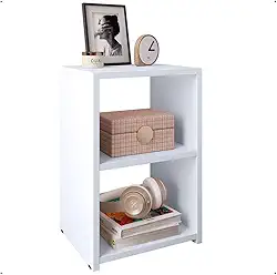 Mesa De Cabeceira Mudo Basic New Bide Quarto Cama Nicho (Branco)