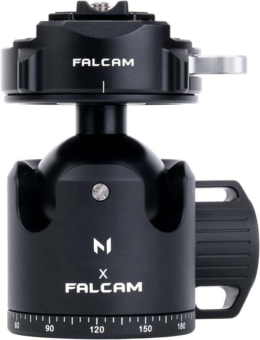 Falcam Tripod Head Kit XB-2R, F38 Pro Quick Release Low Gravity Dual Panorama Ball Head - F38B4906