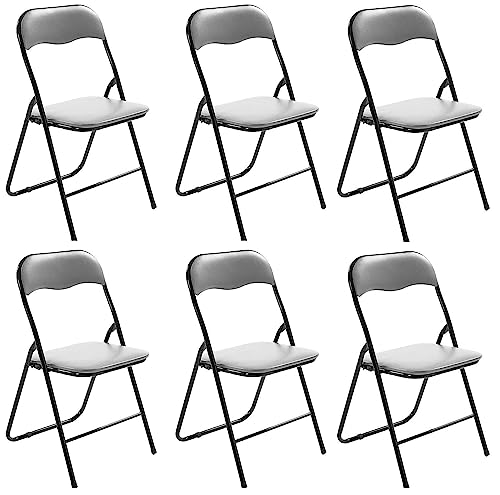 Sillas Plegables Comedor Pack 6 Marca GREAT AIGOO