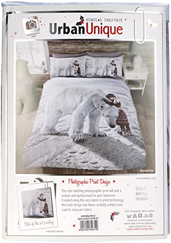 Housse de couette ours polaire pour une chambre hivernale cocooning