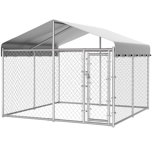 HITTITE Extra Large Outdoor Dog Kennel, 10x10x6.56ft...