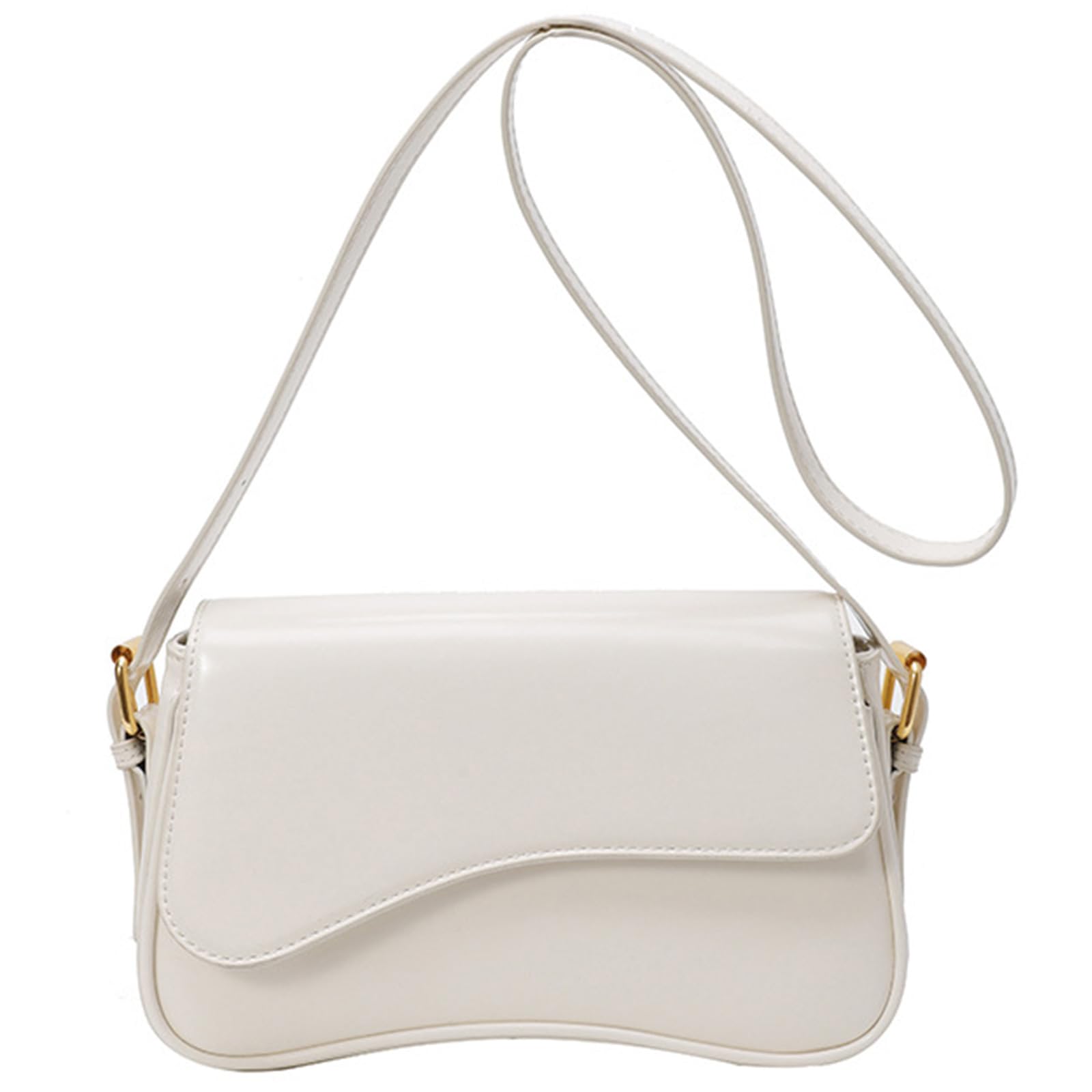 Buxuaaaa Bag Small Crossbody Purse Retro Handbag Trendy Commuting Bag PU Leather Shoulder Shopping Messengers Women Trendy Shoulder