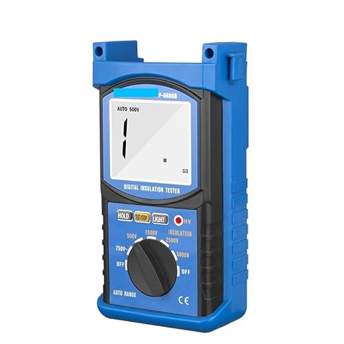 HoldPeak -6688B 5000V デジタル絶縁抵抗計 プロフェッショナル電圧測定器 オートレンジ ポータブルテスター