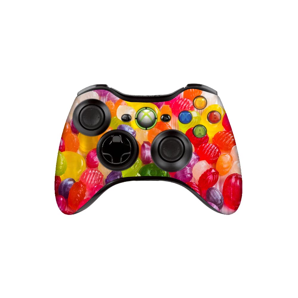 GADGETS WRAP Printed Vinyl Decal Sticker Skin for Xbox 360 Controller Only - Colorful Candies 2-image-13