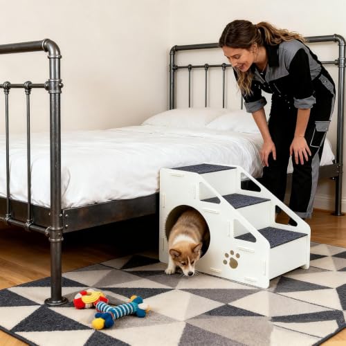 Escaleras para perros impermeables y antideslizantes con funda extraíble para sofá 5