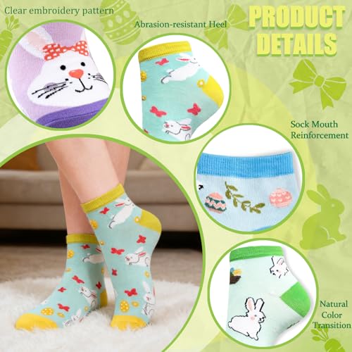 Image of 6 Pairs Ankle Socks for Women Men Novelty Gifts For Women Halloween Christmas Festival Birthday Gift