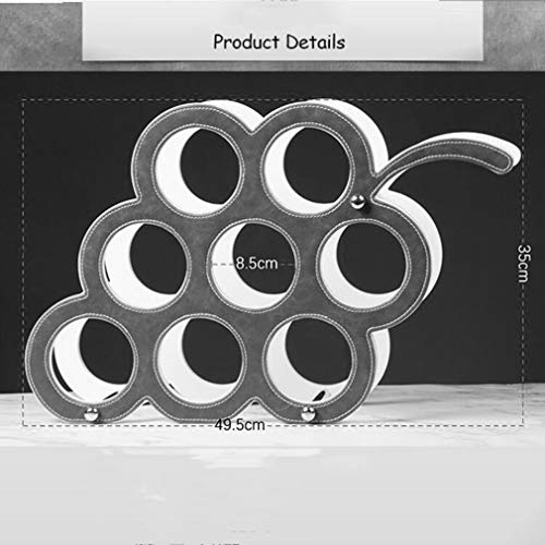 Soporte para botellas de vino 8 unidades diseño moderno miniatura 3
