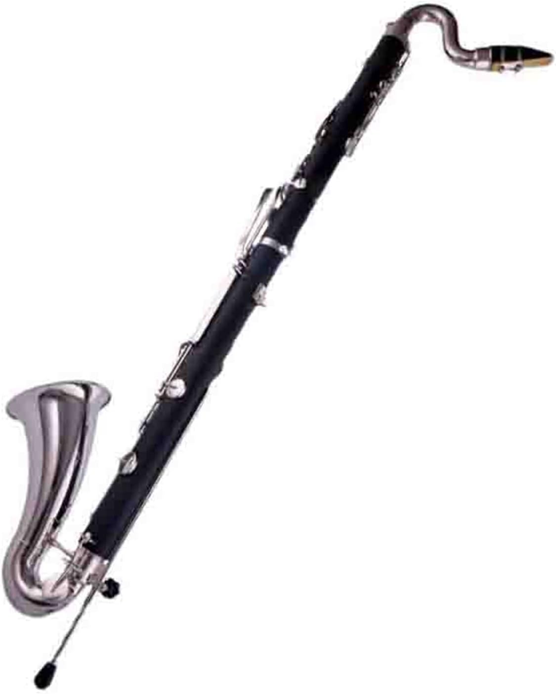 B Flat Bass Clarinet Instrument Bakelite Silver Plated Clarinet Instrument