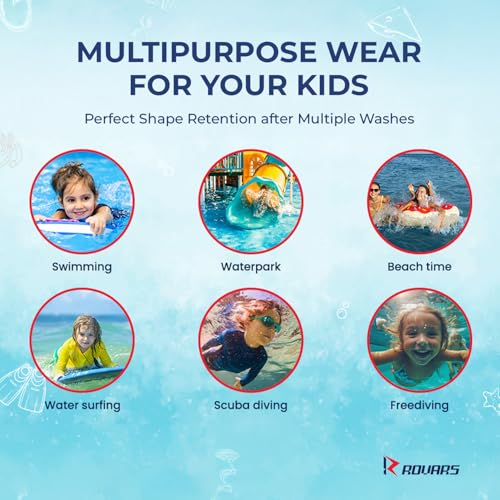 Image of ROVARS Racerback Swimdress with Boyleg Swimming Costume for Girls
