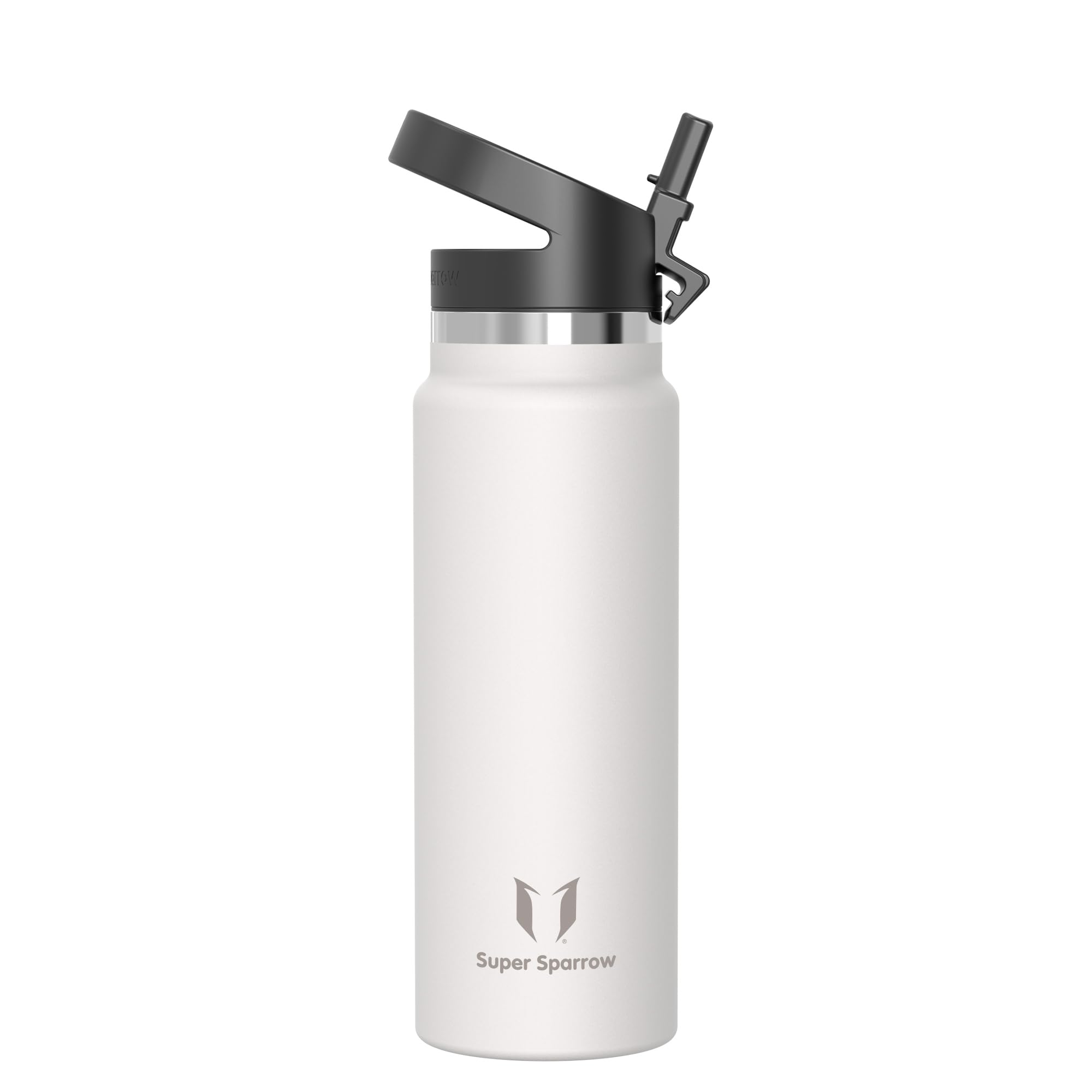 Sparrow Metal Water Bottle 1L Drinks Insulated Water Bottles with Straw