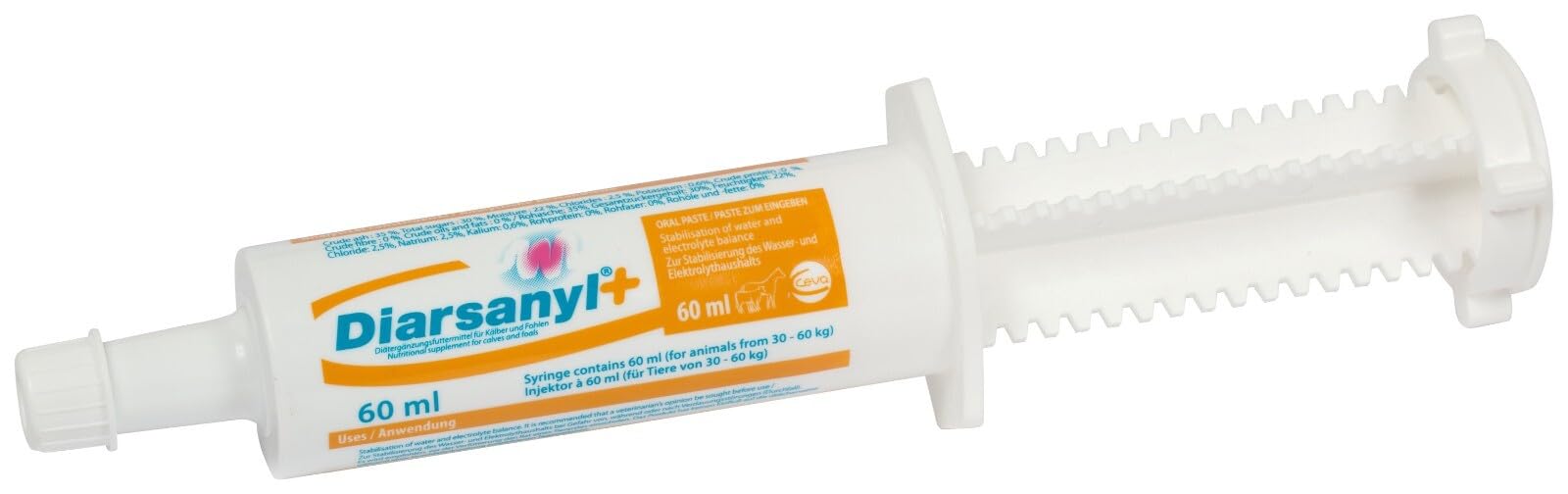 CEVA Plus | Doppelpack | 2 x 60 ml | Diät-Ergänzungsfuttermittel für Kälber & Fohlen | Unterstützung des Verdauungssystems