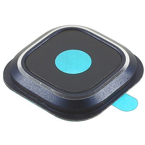 Lentille Cache Camera Arrière Appareil Photo + Support Contour Bleu pour Samsung Galaxy Note 5 SM-N920F N920 N920F