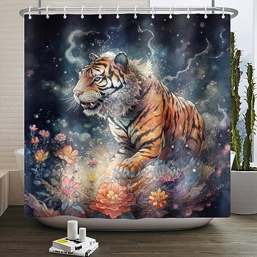 ASDCXZ Tiger Shower Curtain 180x180 cm - Image 2