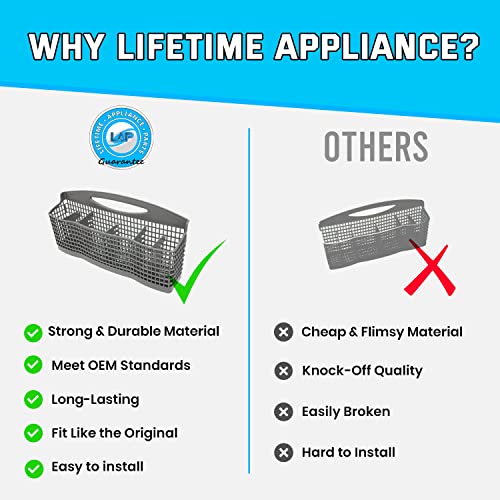 Lifetime Appliance 5304506523 Silverware Basket Compatible With Frigidaire Dishwasher #TOP1