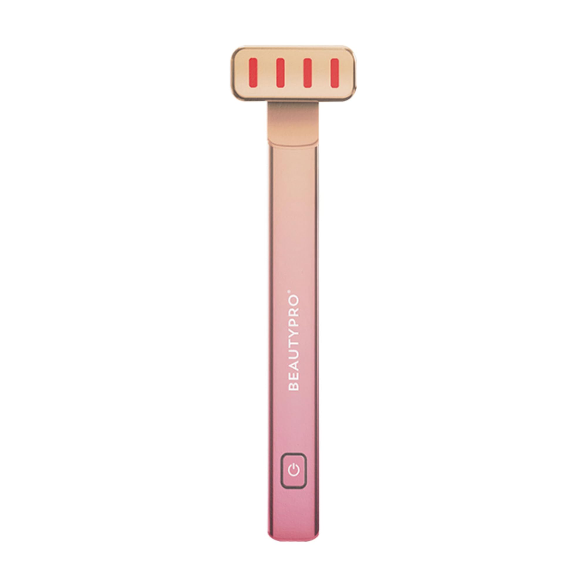 BEAUTYPRO Bacchetta LED 5 in 1 anti-età | Bacchetta per terapia con luce rossa e luce blu per viso e collo | Dispositivo facciale microcorrente EMS per anti-invecchiamento | Massaggiatore portatile |