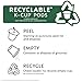 Starbucks K-Cup Coffee Pods, Medium Roast Coffee, House Blend for Keurig Brewers, 100% Arabica, 6 boxes (60 pods total)
