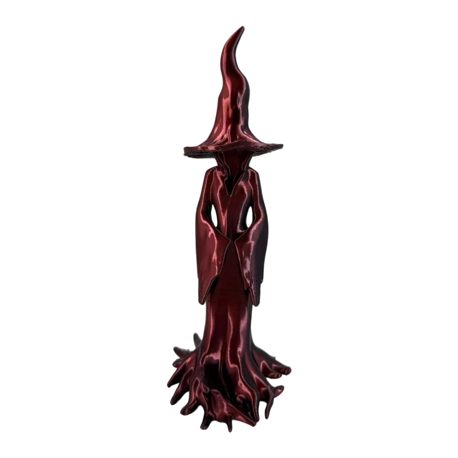 Carotoe Multicolor Mystical Halloween Witch Sculpture Outdoor Decor For Garden Patio Year-Round Fantasy Mysterious Witch Figurine For Garden Porch