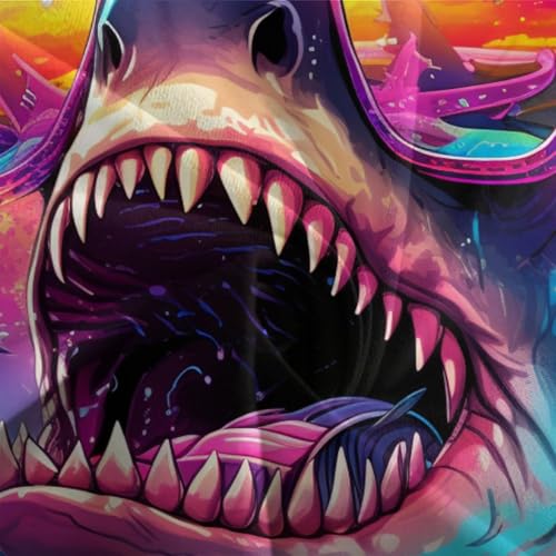 Housse de literie haute qualité requin avec fermeture éclair durable - 7