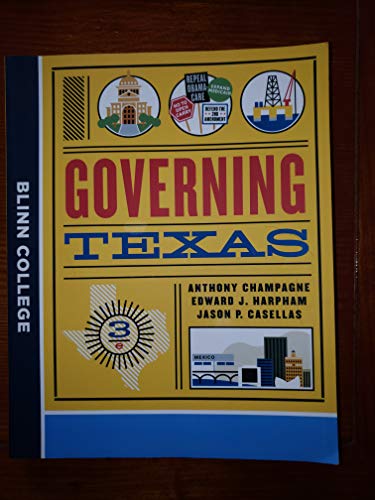 Governing Texas, Third Edition 0393622843 Book Cover