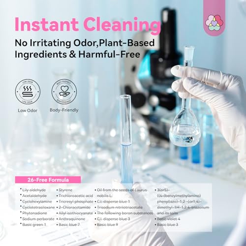 Image of SAVILAND Airbrush Cleaner Solution 8.12 fl. oz: Low-Odor, Quick Clean for Water-Based Acrylic Paint, Gel Nail Polish & Watercolor, Prevent Clogging, Salon & Home Use