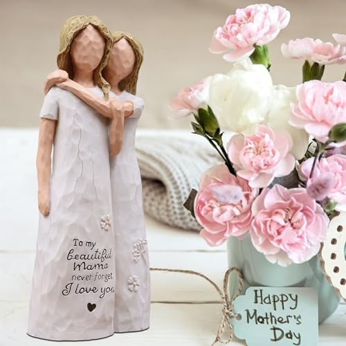Figurita Decorativa de Madre e Hija en Resina miniatura 6