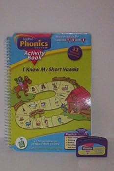 Spiral-bound LeapPad Phonics Program Activity Book I Know My Short Vowels Book