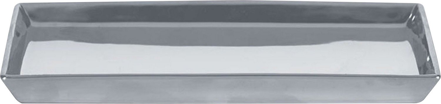 Kleine Wolke Silver Glamour Soap Dispenser, Porcelain