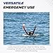 TEKTITE® SOSeFLARE 5 NO MORE FLARES! Electronic Boat Distress Flare - USCG & SOLAS Compliant Marine Safety Signal - Nighttime SOS Emergency Light - Waterproof Handheld LED Locator for Boats.