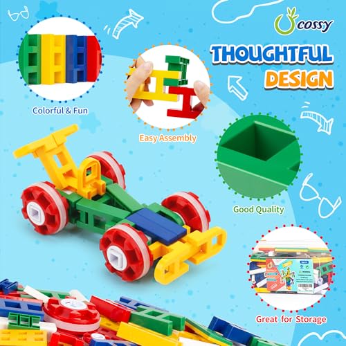 Cossy STEM Building Toys for Kids - Fun and Educational Building Blocks