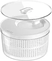 Ou Kit Organizador e Secador de Saladas 5,5L Natural Linha Clear Fresh