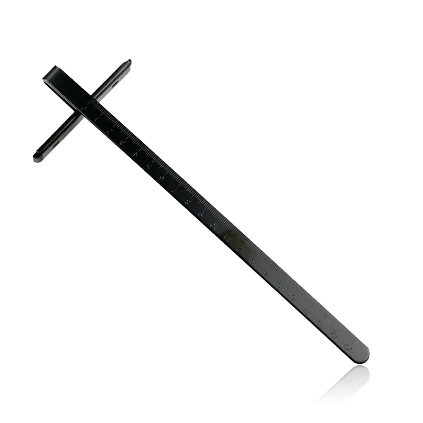 Bgccwj Black Guide Ruler,7In Circular Saw Rip Fence Guide Rulers,Circular Saw Guides Rail Rulers Depth Gauge,Metal Rips Fence Edge Guides With Measurement Scale,Rip-Fences Guides-Ruler For Precision Cut,Woodwork