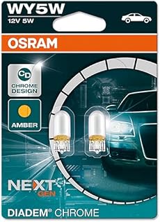 OSRAM DIADEM CHROME, WY5W Światła pomocnicze, 2827DC-02B, 12,0 V, Blister (2 lampy)