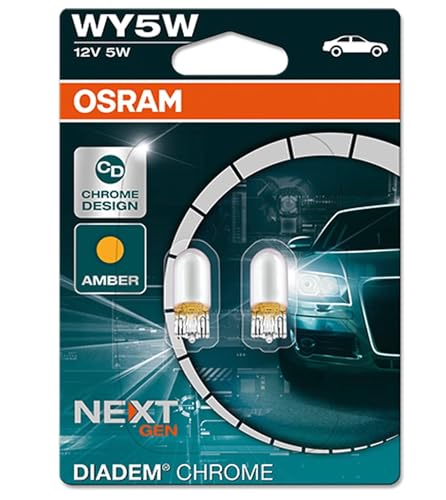 Preisvergleich Produktbild Osram Diadem Chrom Halogen Birnen - T10 - 12V / 5W - Satz à 2 Stück - Orange