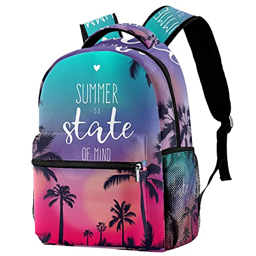 Sac à dos de voyage grand compartiment avec porte-bouteille fille garçon