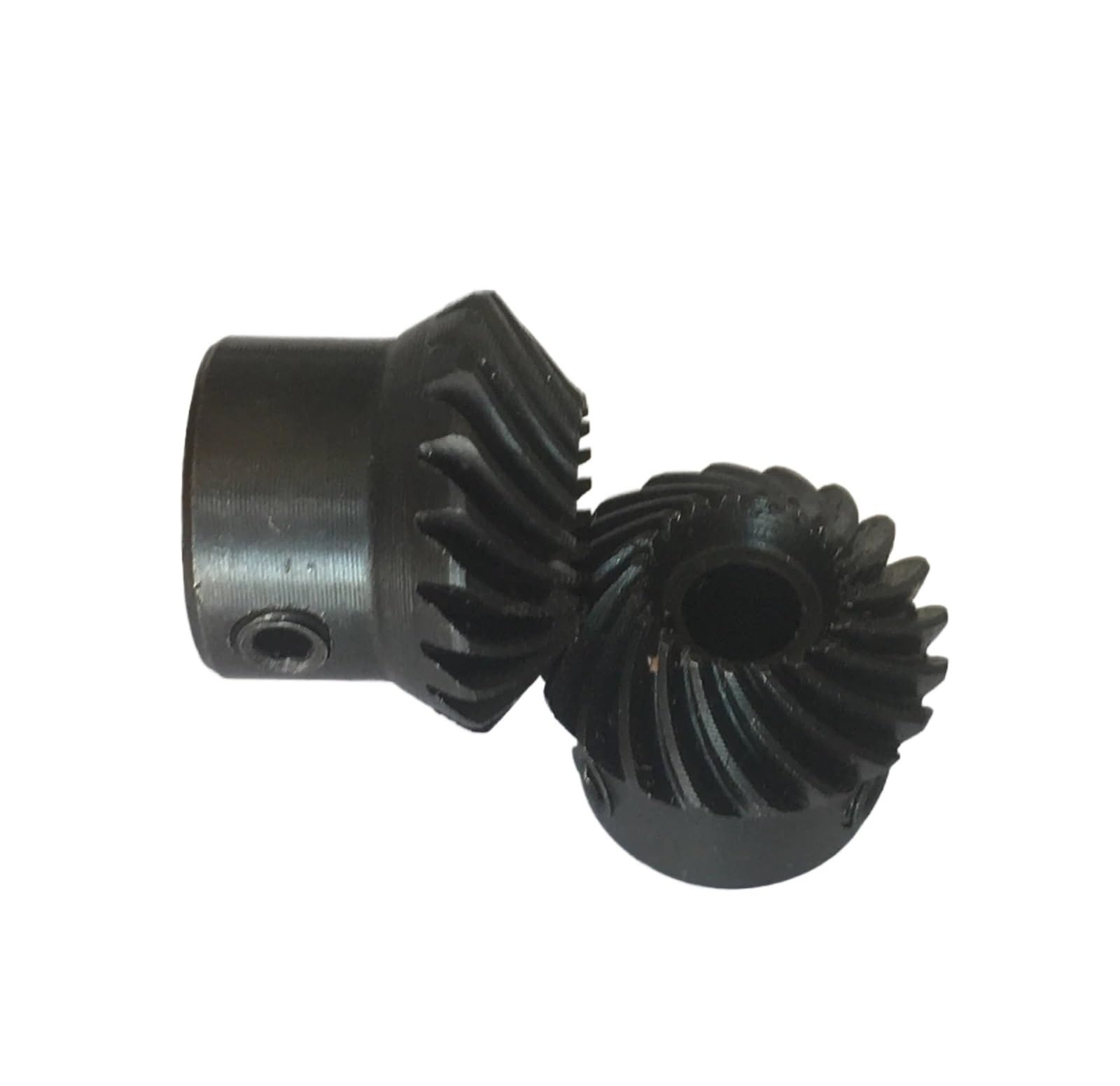 Bevel Gear Pinion Hardware Mechanical 15 18 20 22 25 30 Teeth 1.5 Module 1.5M 45# Steel 90 Degree Tapered Wheel Pinion Pilot Bore Helical Spiral Bevel Gear(1Pair 22 Teeth)