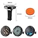 3PCS Aromatherapy Essential Oil Car Diffuser Stainless Steel Black Diffuser Locket with 50 Refill Pads