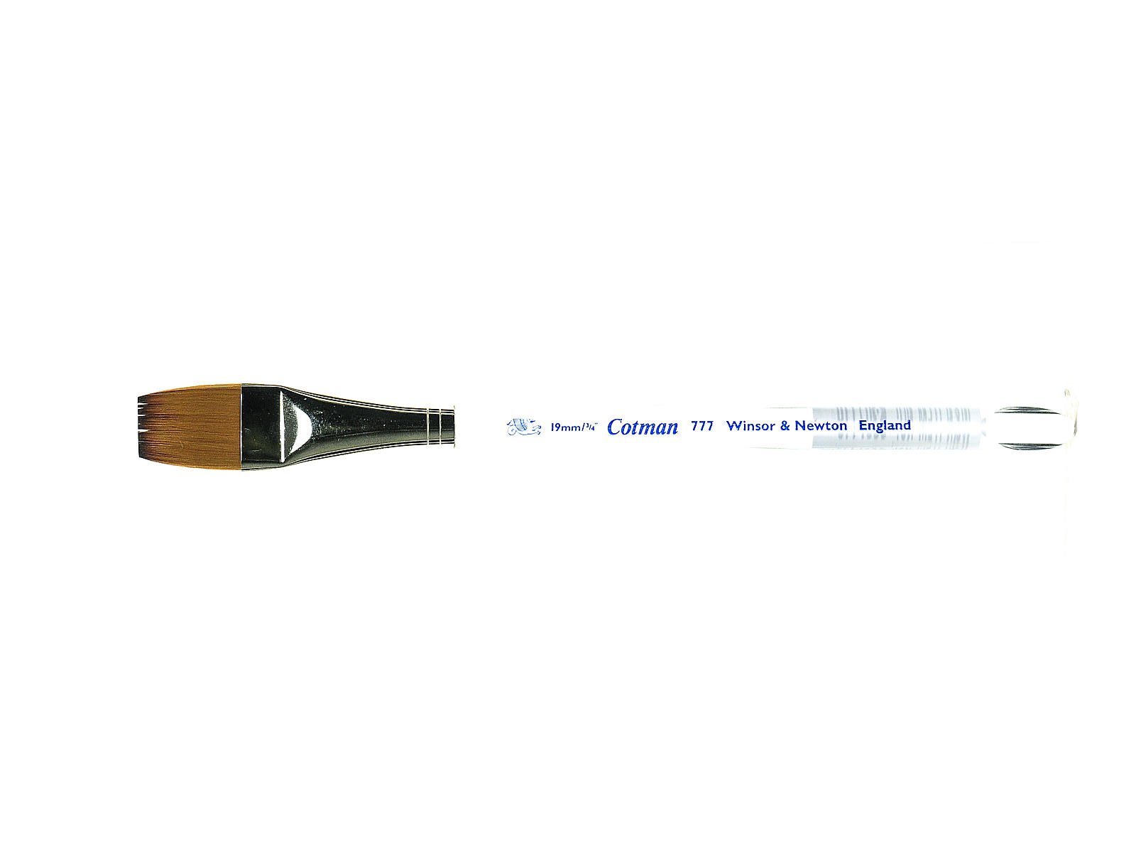 Winsor and Newton Cotman Series 777 One Stroke - Short Handle (Clear) 19mm (Each)