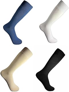 مجموعة شرابات كلاسيكية قطن ناعمة للرجال من هندام (عبوة من 4 ازواج)