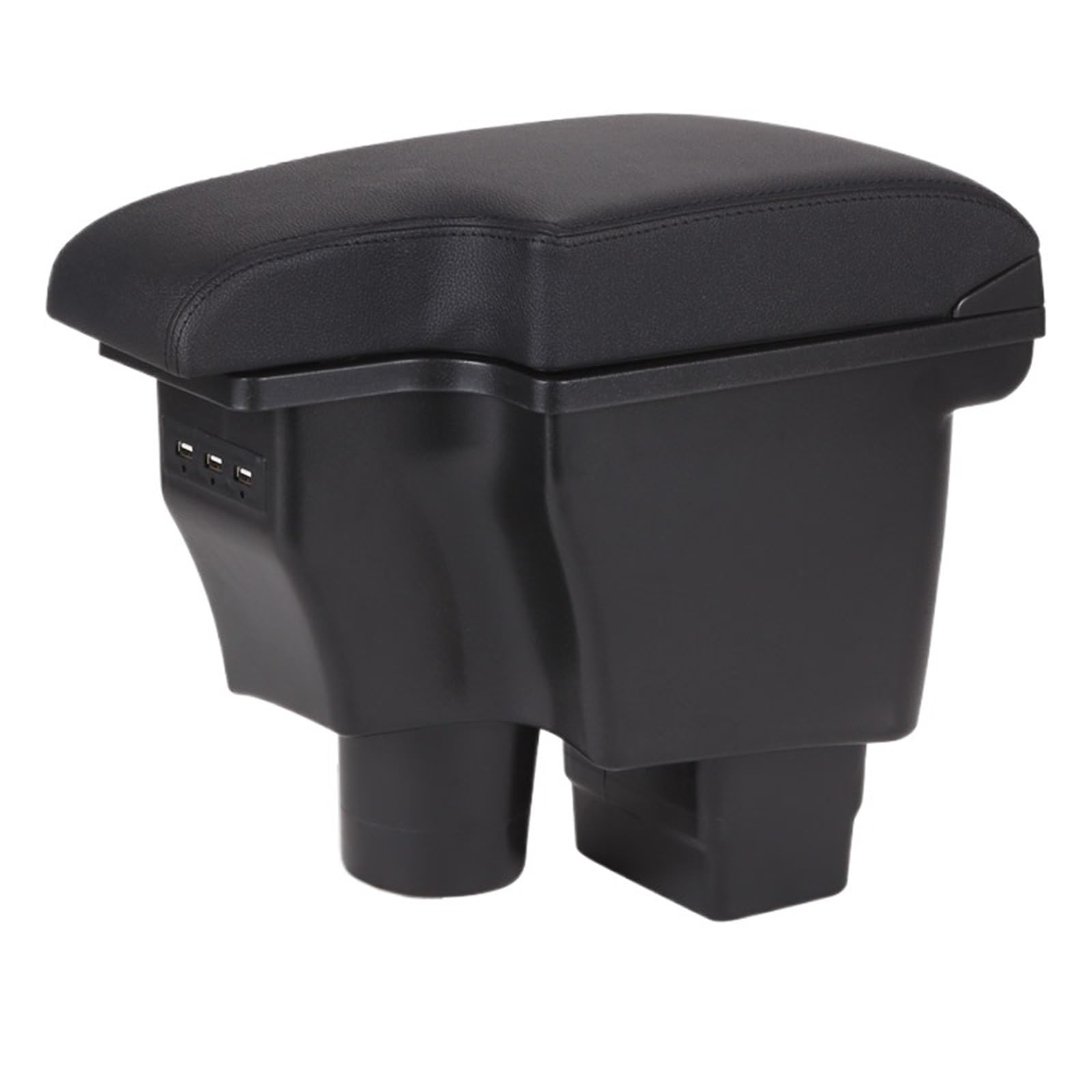 Armsteun Richter Bush Pasuje do Mazda CX-3 Mazda 2 Podłokietnik Box Retrofit Car Podłokietnik Schowek Akcesoria samochodowe Ładowanie USB(A2Artificial leather)