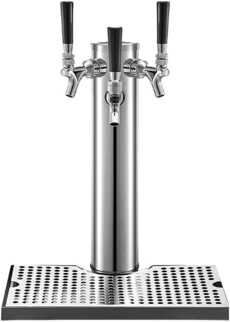 【Yecox】ビールサーバー 業務用 家庭用 生ビールタワー ステンレス鋼 ドラフト ビールディスペンサー ビール樽 タップ 冷却