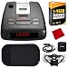 Escort Passport S55 Radar/Laser Detector w/Non-Slip Car Mat, 1-Year Warranty & Deco Gear Microfiber Cloth