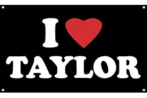 I Love TAYLOR Flag - Blue 3x5 Feet Garden Home Decor