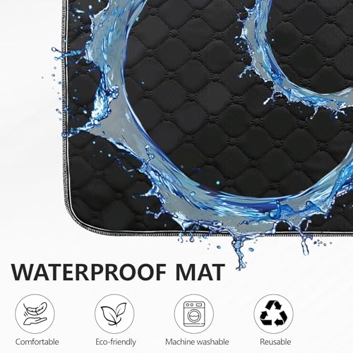 Euablfo 3 Stück Inkontinenzunterlage Waschbar, 50x50cm Waschbare Inkontinenz Sitzauflage wasserdichte & Wiederverwendbar, Inkontinenz Bettunterlage für Bett Rollstuhl Auto Sofa