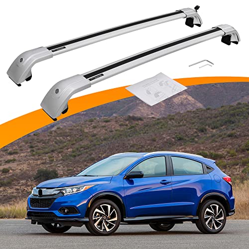 Snailfly Roof Rack Cross Bar Fit for 2022 Honda HR-V HRV Sport EX EX-L Lockable Adjustable Crossbars
