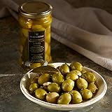 La Tienda Peregrino Brand Cracked Olives with Garlic & Herbs (7.3oz/200g drained wt)