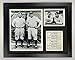 Legends Never Die New York Yankees Lou Gehrig and Babe Ruth Framed Photo Collage, Bats, 11x14-Inch