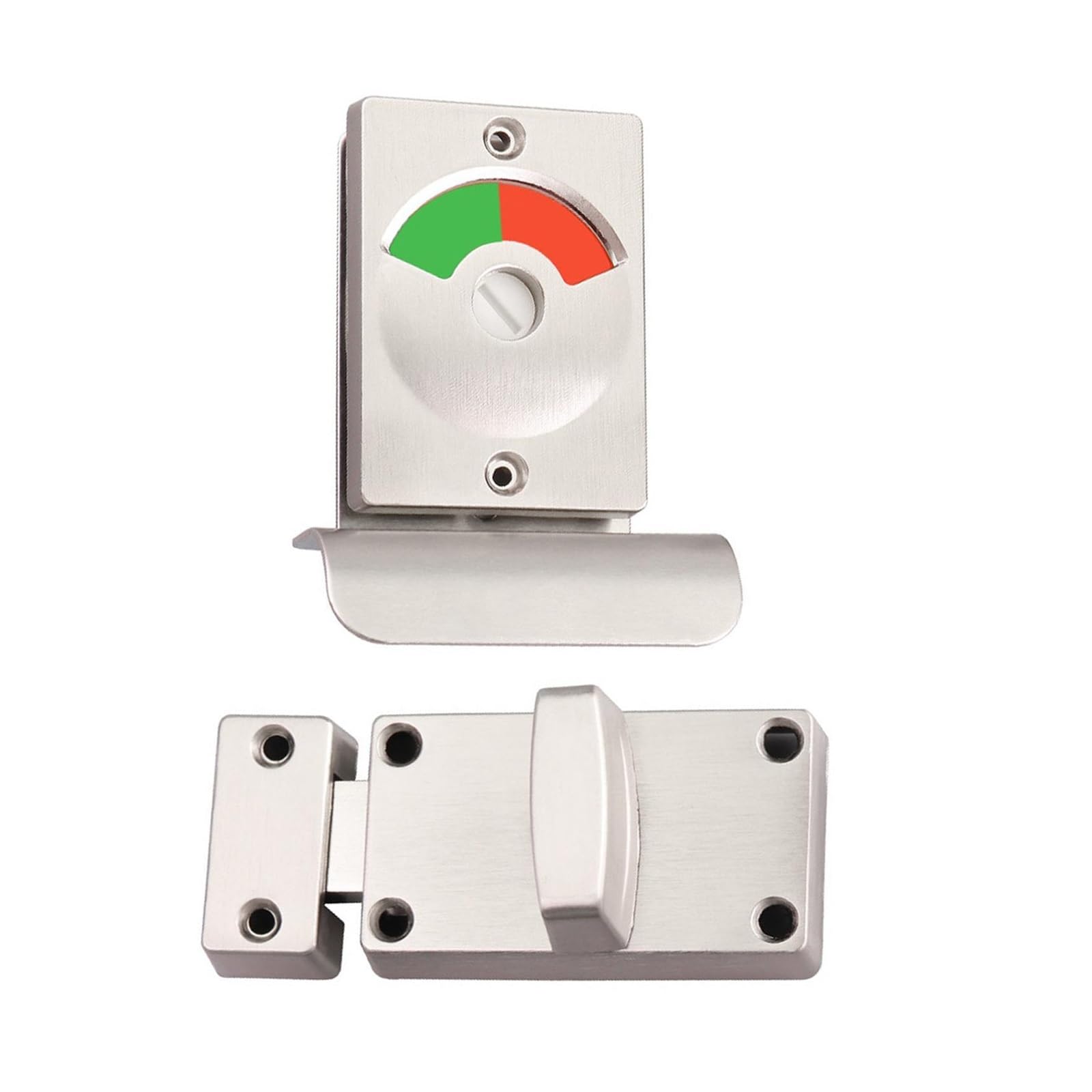 Bojhgo One Color Privacy Indicator Lock Public Toilet Partition Green And Red For Bathroom Restroom Restaurant Warehouse