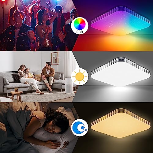 T-SUN Plafoniera LED Dimmerabile Ø30cm Plafoniera