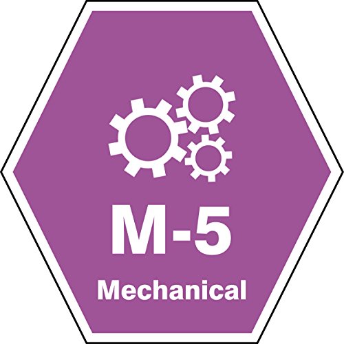 Étiquettes M-5 Mechanical Accuform adhésives pour éviter les erreurs